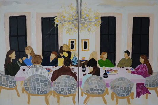 The Dinner Party (Diptych)