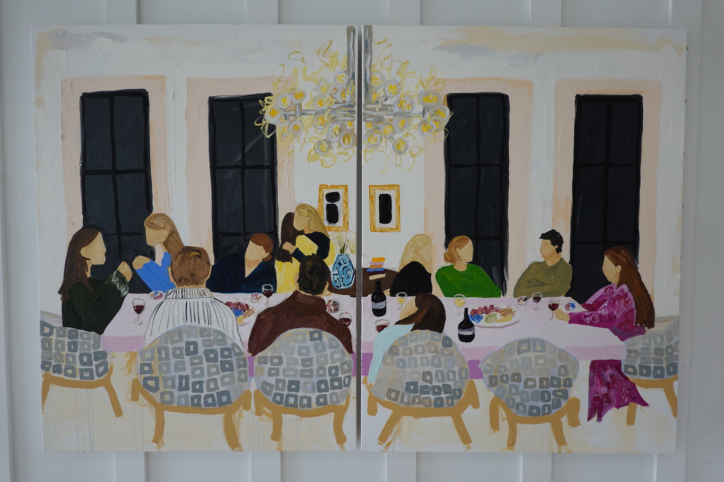 The Dinner Party (Diptych)
